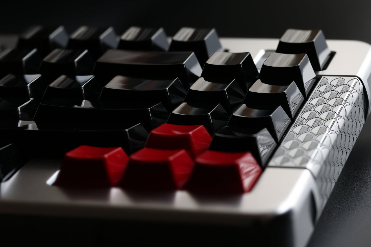 KBS Highlight Black Blank Keycaps
